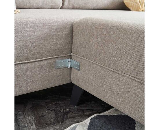 Πολυμορφικός καναπές κρεβάτι PWF-0536 pakoworld ύφασμα κρεμ 300x202x78εκ - ΚΑΡΕΚΛΕΣ ΓΡΑΦΕΙΟΥ στο Milonadakis.gr