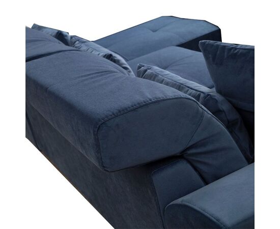 Γωνιακός καναπές PWF-0575 pakoworld δεξιά γωνία ύφασμα μπλε 308/190x92εκ - ΚΑΝΑΠΕΔΕΣ-ΣΑΛΟΝΙΑ στο Milonadakis.gr