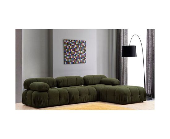 Πολυμορφικός καναπές Divine με ύφασμα σε χρώμα πράσινο 288/190x75εκ - ΚΑΡΕΚΛΕΣ ΓΡΑΦΕΙΟΥ στο Milonadakis.gr