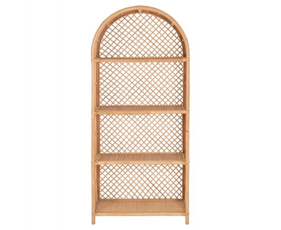 ΒΙΒΛΙΟΘΗΚΗ SIMOK HM9552 ΑΠΟ ΦΥΣΙΚΟ RATTAN ΣΕ ΦΥΣΙΚΟ ΧΡΩΜΑ 80x40x182Υεκ. - ΒΙΤΡΙΝΕΣ στο Milonadakis.gr