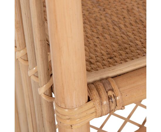 ΒΙΒΛΙΟΘΗΚΗ SIMOK HM9552 ΑΠΟ ΦΥΣΙΚΟ RATTAN ΣΕ ΦΥΣΙΚΟ ΧΡΩΜΑ 80x40x182Υεκ. - ΒΙΤΡΙΝΕΣ στο Milonadakis.gr