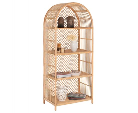 ΒΙΒΛΙΟΘΗΚΗ SIMOK HM9552 ΑΠΟ ΦΥΣΙΚΟ RATTAN ΣΕ ΦΥΣΙΚΟ ΧΡΩΜΑ 80x40x182Υεκ. - ΒΙΤΡΙΝΕΣ στο Milonadakis.gr