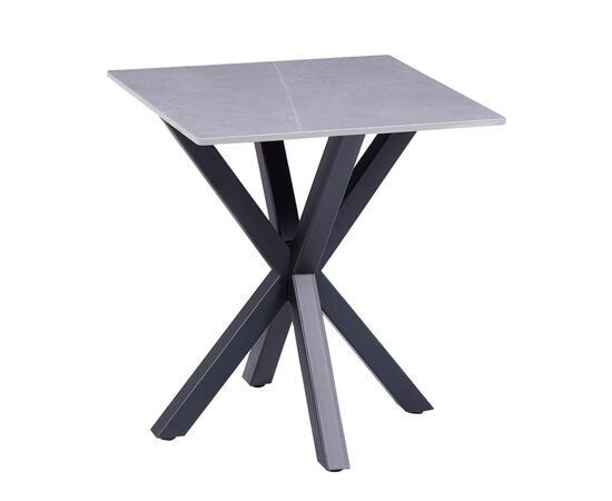 ΒΟΗΘΗΤΙΚΟ ΤΡΑΠΕΖΑΚΙ ΣΑΛΟΝΙΟΥ HM9471.05 GREY MARBLE TOP-ΜΑΥΡΗ ΜΕΤΑΛ.ΒΑΣΗ 50x50x55Yεκ. - ΒΟΗΘΗΤΙΚΑ ΤΡΑΠΕΖΑΚΙΑ στο Milonadakis.gr