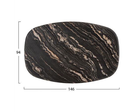 ΕΠΙΦΑΝΕΙΑ ΤΡΑΠΕΖΙΟΥ 5787 WERZALIT HM5916.15 BLACK GOLD MARBLE 146X94 εκ. - ΚΑΠΑΚΙΑ WERZALIT στο Milonadakis.gr