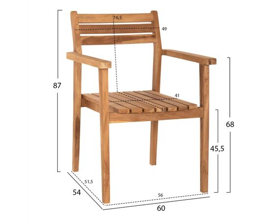ΠΟΛΥΘΡΟΝΑ ERIETTA ΞΥΛΟ TEAK ΣΤΟΙΒΑΖΟΜΕΝΗ HM9534 ΣΕ ΦΥΣΙΚΟ ΧΡΩΜΑ 60x54x87Y εκ. - ΚΑΡΕΚΛΕΣ - ΠΟΛΥΘΡΟΝΕΣ ΕΣ. στο Milonadakis.gr
