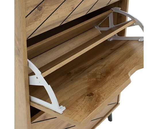 Παπουτσοθήκη Thelma pakoworld 9 ζεύγων sonoma 60x23.8x131.6εκ - ΝΤΟΥΛΑΠΙΑ - ΠΑΠΟΥΤΣΟΘΗΚΕΣ στο Milonadakis.gr