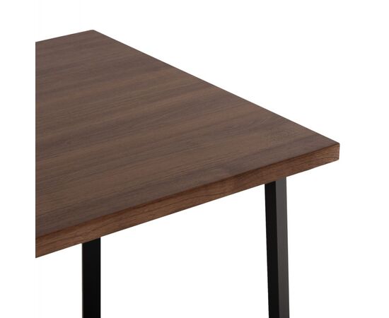 ΤΡΑΠΕΖΙ ΤΡΑΠΕΖΑΡΙΑΣ JAY HM9531 MDF ΚΑΡΥΔΙ-ΜΑΥΡA ΜΕΤΑΛΛΙΚΑ ΠΟΔΙΑ 120x70x76Υεκ. - ΤΡΑΠΕΖΙΑ ΚΟΥΖΙΝΑΣ στο Milonadakis.gr