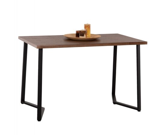 ΤΡΑΠΕΖΙ ΤΡΑΠΕΖΑΡΙΑΣ JAY HM9531 MDF ΚΑΡΥΔΙ-ΜΑΥΡA ΜΕΤΑΛΛΙΚΑ ΠΟΔΙΑ 120x70x76Υεκ. - ΤΡΑΠΕΖΙΑ ΚΟΥΖΙΝΑΣ στο Milonadakis.gr
