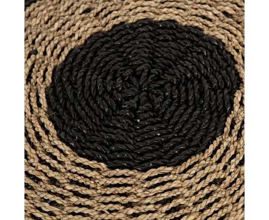 ΠΟΥΦ ΣΚΑΜΠΟ SARONI HM7851.02 SEAGRASS ΣΕ ΦΥΣΙΚΟ-ΜΑΥΡΟ ΧΡΩΜΑ Φ60x35Yεκ. - ΠΟΥΦ - ΣΚΑΜΠΟ - ΜΠΑΟΥΛΟ στο Milonadakis.gr