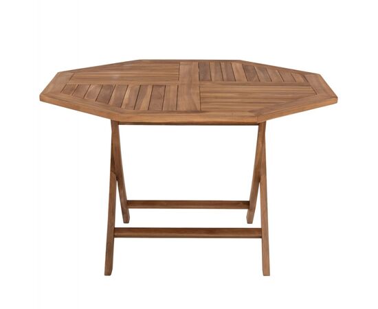 ΤΡΑΠΕΖΙ ΠΟΛΥΓΩΝΟ KENDALL ΠΤΥΣΣΟΜΕΝΟ HM9545 TEAK ΣΕ ΦΥΣΙΚΟ ΧΡΩΜΑ 120x120x75Yεκ. - ΤΡΑΠΕΖΙΑ ΕΞ. ΧΩΡΟΥ στο Milonadakis.gr
