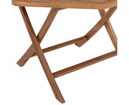 ΤΡΑΠΕΖΙ ΠΟΛΥΓΩΝΟ KENDALL ΠΤΥΣΣΟΜΕΝΟ HM9545 TEAK ΣΕ ΦΥΣΙΚΟ ΧΡΩΜΑ 120x120x75Yεκ. - ΤΡΑΠΕΖΙΑ ΕΞ. ΧΩΡΟΥ στο Milonadakis.gr