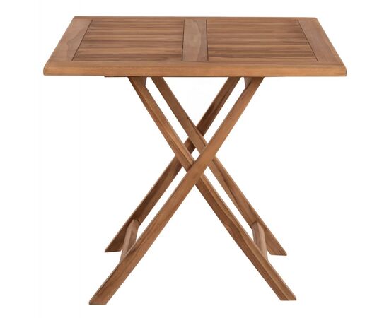 ΤΡΑΠΕΖΙ ΤΕΤΡΑΓΩΝΟ KENDALL ΠΤΥΣΣΟΜΕΝΟ HM9544 TEAK ΣΕ ΦΥΣΙΚΟ ΧΡΩΜΑ 80x80x75Yεκ. - ΤΡΑΠΕΖΙΑ ΕΞ. ΧΩΡΟΥ στο Milonadakis.gr