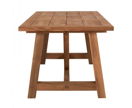 ΤΡΑΠΕΖΙ ΤΡΑΠΕΖΑΡΙΑΣ HM7922 PLUTON RECYCLED TEAK ΣΕ ΦΥΣΙΚΟ ΧΡΩΜΑ 200X100X75Yεκ. - ΤΡΑΠΕΖΙΑ ΚΟΥΖΙΝΑΣ στο Milonadakis.gr