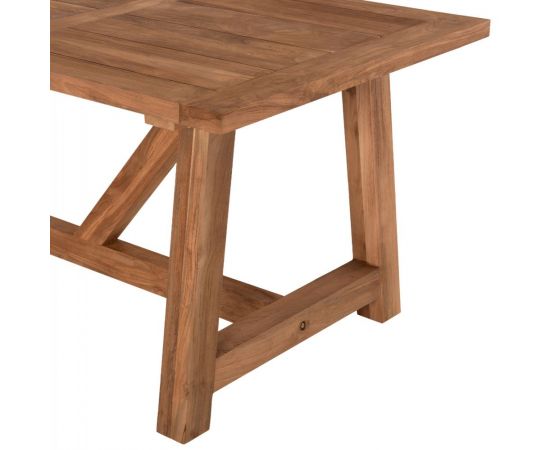 ΤΡΑΠΕΖΙ ΤΡΑΠΕΖΑΡΙΑΣ HM7922 PLUTON RECYCLED TEAK ΣΕ ΦΥΣΙΚΟ ΧΡΩΜΑ 200X100X75Yεκ. - ΤΡΑΠΕΖΙΑ ΚΟΥΖΙΝΑΣ στο Milonadakis.gr