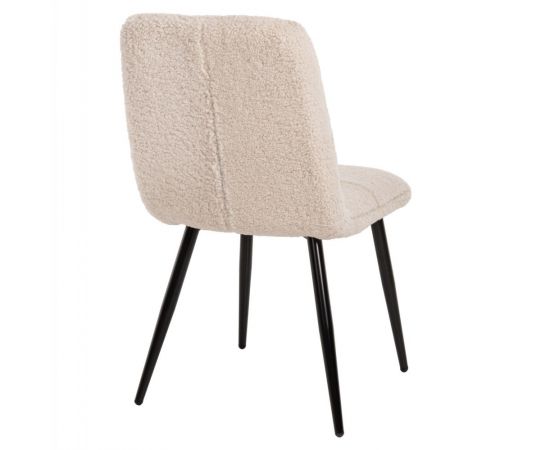 ΚΑΡΕΚΛΑ SHELLY HM8590.02 ΛΕΥΚΟ TEDDY ΥΦΑΣΜΑ ME ΜΕΤΑΛΛΙΚΑ ΜΑΥΡΑ ΠΟΔΙΑ 48x64x87Yεκ. - ΚΑΡΕΚΛΕΣ - ΠΟΛΥΘΡΟΝΕΣ ΕΣ. στο Milonadakis.gr