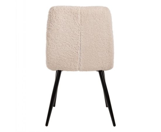 ΚΑΡΕΚΛΑ SHELLY HM8590.02 ΛΕΥΚΟ TEDDY ΥΦΑΣΜΑ ME ΜΕΤΑΛΛΙΚΑ ΜΑΥΡΑ ΠΟΔΙΑ 48x64x87Yεκ. - ΚΑΡΕΚΛΕΣ - ΠΟΛΥΘΡΟΝΕΣ ΕΣ. στο Milonadakis.gr