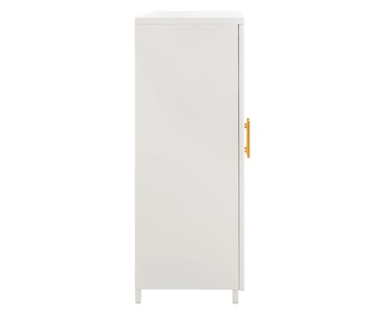 ΜΕΤΑΛΛΙΚΟ ΝΤΟΥΛΑΠΙ ΒΙΤΡΙΝΑ CARIL HM9571.02 ΛΕΥΚΟ 80x37-40x102Yεκ. - ΒΙΤΡΙΝΕΣ στο Milonadakis.gr
