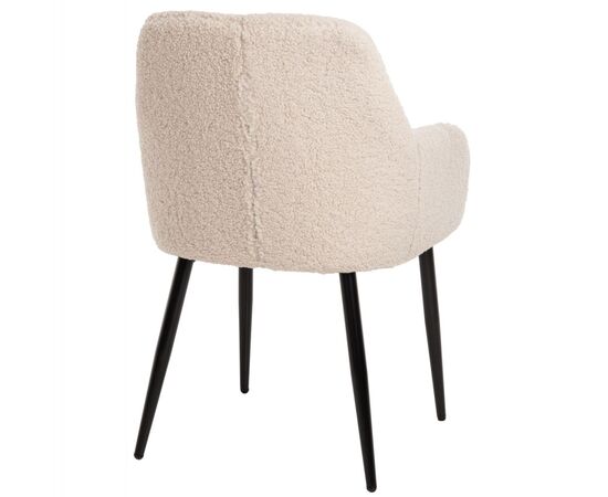 ΠΟΛΥΘΡΟΝΑ SHELLY HM8591.02 ΥΦΑΣΜΑ TEDDY ΛΕΥΚΟ-ΜΑΥΡΑ ΜΕΤΑΛΛΙΚΑ ΠΟΔΙΑ 57x55x87Yεκ. - ΚΑΡΕΚΛΕΣ - ΠΟΛΥΘΡΟΝΕΣ ΕΣ. στο Milonadakis.gr
