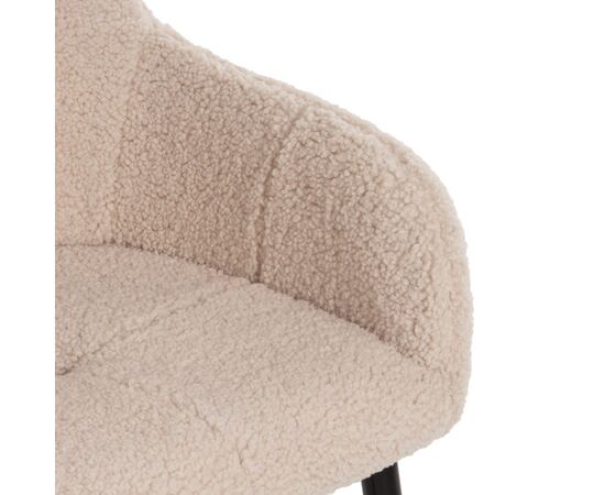 ΠΟΛΥΘΡΟΝΑ SHELLY HM8591.02 ΥΦΑΣΜΑ TEDDY ΛΕΥΚΟ-ΜΑΥΡΑ ΜΕΤΑΛΛΙΚΑ ΠΟΔΙΑ 57x55x87Yεκ. - ΚΑΡΕΚΛΕΣ - ΠΟΛΥΘΡΟΝΕΣ ΕΣ. στο Milonadakis.gr