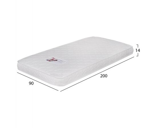 ΣΤΡΩΜΑ ΜΕ FOAM ΧΩΡΙΣ ΕΛΑΤΗΡΙΑ JORDY 90X200x15Y-- HM374.10  (ROLL PACKING) ΛΕΥΚΟ - FOAM στο Milonadakis.gr