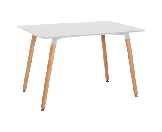ΤΡΑΠΕΖΙ MINIMAL HM8581.01 ΛΕΥΚΟ MDF-ΠΟΔΙΑ ΟΞΙΑ ΣΕ ΦΥΣΙΚΟ ΧΡΩΜΑ- 120Χ60X74Υεκ. - ΤΡΑΠΕΖΙΑ ΚΟΥΖΙΝΑΣ στο Milonadakis.gr