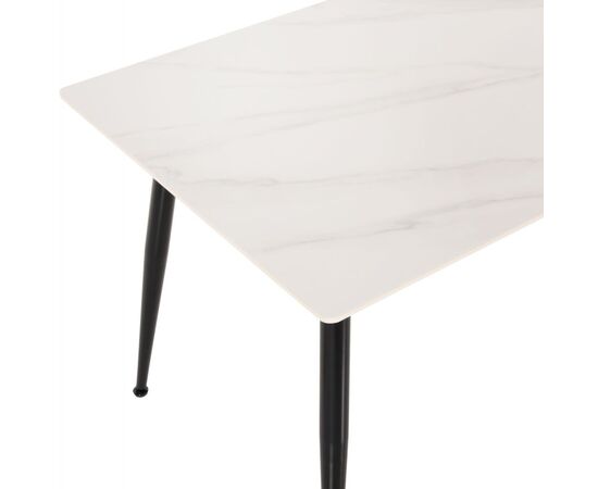 ΤΡΑΠΕΖΙ ΤΡΑΠΕΖΑΡΙΑΣ SINTERED STONE TOM HM8588.02 WHITE MARBLE 160x90x76Y εκ. - ΤΡΑΠΕΖΙΑ ΚΟΥΖΙΝΑΣ στο Milonadakis.gr