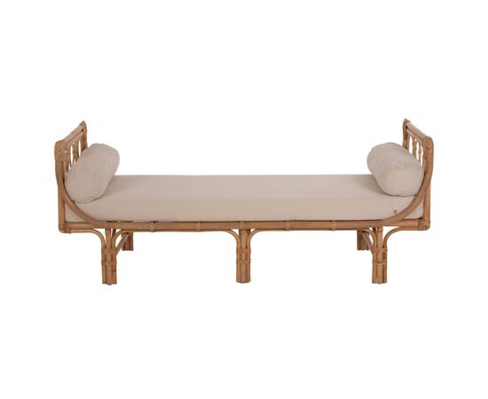 ΚΑΝΑΠΕΣ ΕΞΩΤΕΡΙΚΟΥ ΧΩΡΟΥ CHARMELLA HM9659 ΦΥΣΙΚΟ RATTAN-ΜΠΕΖ ΜΑΞΙΛΑΡΙΑ 187x69x76Yεκ. - ΚΑΝΑΠΕΔΕΣ στο Milonadakis.gr