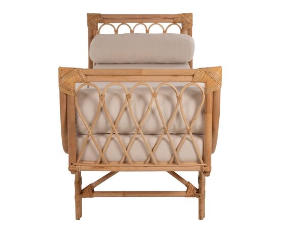 ΚΑΝΑΠΕΣ ΕΞΩΤΕΡΙΚΟΥ ΧΩΡΟΥ CHARMELLA HM9659 ΦΥΣΙΚΟ RATTAN-ΜΠΕΖ ΜΑΞΙΛΑΡΙΑ 187x69x76Yεκ. - ΚΑΝΑΠΕΔΕΣ στο Milonadakis.gr
