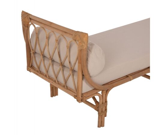 ΚΑΝΑΠΕΣ ΕΞΩΤΕΡΙΚΟΥ ΧΩΡΟΥ CHARMELLA HM9659 ΦΥΣΙΚΟ RATTAN-ΜΠΕΖ ΜΑΞΙΛΑΡΙΑ 187x69x76Yεκ. - ΚΑΝΑΠΕΔΕΣ στο Milonadakis.gr