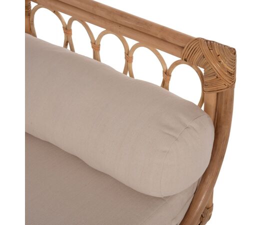ΚΑΝΑΠΕΣ ΕΞΩΤΕΡΙΚΟΥ ΧΩΡΟΥ CHARMELLA HM9659 ΦΥΣΙΚΟ RATTAN-ΜΠΕΖ ΜΑΞΙΛΑΡΙΑ 187x69x76Yεκ. - ΚΑΝΑΠΕΔΕΣ στο Milonadakis.gr