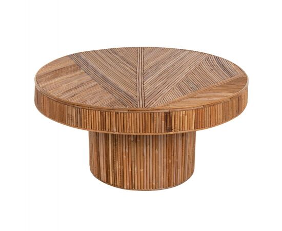 ΤΡΑΠΕΖΙ ΣΑΛΟΝΙΟΥ GATSBY ΣΤΡΟΓΓΥΛΟ HM9651 RATTAN ΧΡΩΜΑ ΦΥΣΙΚΟ Φ100x50Y εκ. - ΤΡΑΠΕΖΑΚΙΑ ΣΑΛΟΝΙΟΥ στο Milonadakis.gr