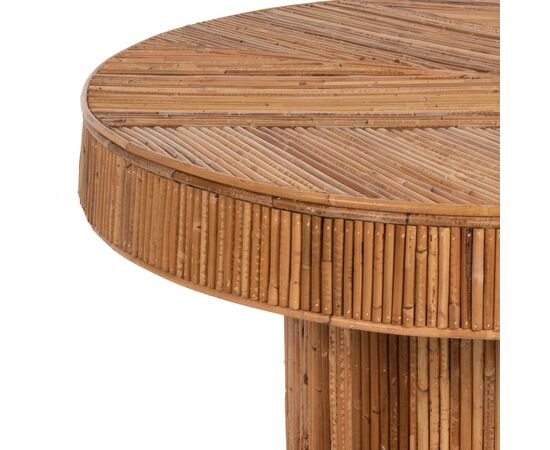 ΤΡΑΠΕΖΙ ΣΑΛΟΝΙΟΥ GATSBY ΣΤΡΟΓΓΥΛΟ HM9651 RATTAN ΧΡΩΜΑ ΦΥΣΙΚΟ Φ100x50Y εκ. - ΤΡΑΠΕΖΑΚΙΑ ΣΑΛΟΝΙΟΥ στο Milonadakis.gr