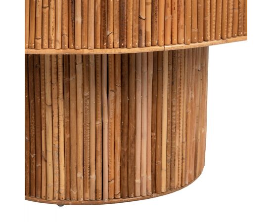 ΤΡΑΠΕΖΙ ΣΑΛΟΝΙΟΥ GATSBY ΣΤΡΟΓΓΥΛΟ HM9651 RATTAN ΧΡΩΜΑ ΦΥΣΙΚΟ Φ100x50Y εκ. - ΤΡΑΠΕΖΑΚΙΑ ΣΑΛΟΝΙΟΥ στο Milonadakis.gr