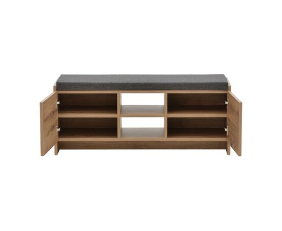 Έπιπλο εισόδου σκαμπό-παπουτσοθήκη Zulla pakoworld 10 ζεύγων sonoma 110x37x46εκ - ΝΤΟΥΛΑΠΙΑ - ΠΑΠΟΥΤΣΟΘΗΚΕΣ στο Milonadakis.gr