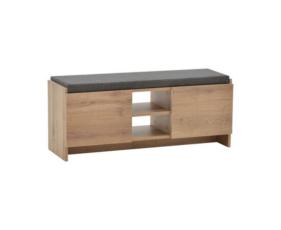 Έπιπλο εισόδου σκαμπό-παπουτσοθήκη Zulla pakoworld 10 ζεύγων sonoma 110x37x46εκ - ΝΤΟΥΛΑΠΙΑ - ΠΑΠΟΥΤΣΟΘΗΚΕΣ στο Milonadakis.gr