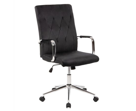 ΚΑΡΕΚΛΑ ΓΡΑΦΕΙΟΥ JOSEF HM1181.04 ΜΑΥΡΟ ΒΕΛΟΥΔΟ-INOX ΒΑΣΗ 58x61x105-113Yεκ. - ΚΑΡΕΚΛΕΣ ΓΡΑΦΕΙΟΥ στο Milonadakis.gr