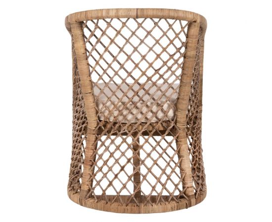 ΠΟΛΥΘΡΟΝΑ MPIKO HM5990 RATTAN ΦΥΣΙΚΟ-ΜΑΞΙΛΑΡΙ ΕΚΡΟΥ 64x68x87Υ εκ. - ΚΑΡΕΚΛΕΣ - ΠΟΛΥΘΡΟΝΕΣ στο Milonadakis.gr