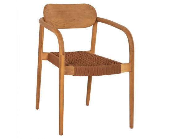 ΠΟΛΥΘΡΟΝΑ OSLO HM9636.01 ΞΥΛΟ TEAK ΦΥΣΙΚΟ & ΚΑΦΕ ΣΧΟΙΝΙ 55x54x80Y εκ. - ΚΑΡΕΚΛΕΣ - ΠΟΛΥΘΡΟΝΕΣ ΕΣ. στο Milonadakis.gr