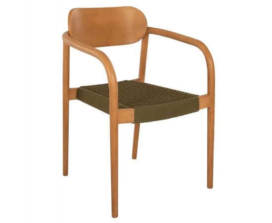 ΠΟΛΥΘΡΟΝΑ OSLO HM9636.05 ΞΥΛΟ TEAK ΦΥΣΙΚΟ & ΠΡΑΣΙΝΟ ΣΧΟΙΝΙ 55x54x80Yεκ. - ΚΑΡΕΚΛΕΣ - ΠΟΛΥΘΡΟΝΕΣ ΕΣ. στο Milonadakis.gr