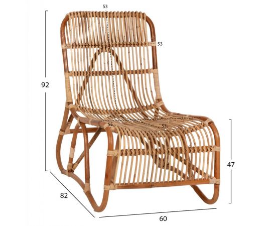 ΠΟΛΥΘΡΟΝΑ BRONNY ΕΞΩΤ.ΧΩΡΟΥ HM9644.01 RATTAN ΣΕ ΦΥΣΙΚΟ ΧΡΩΜΑ 60x82x92Υ εκ. - ΚΑΡΕΚΛΕΣ - ΠΟΛΥΘΡΟΝΕΣ στο Milonadakis.gr