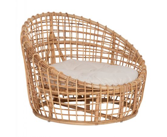 ΠΟΛΥΘΡΟΝΑ ENTO HM9814 RATTAN ΣΕ ΦΥΣΙΚΟ-ΛΕΥΚΟ ΜΑΞΙΛΑΡΙ 106x94x82Yεκ. - ΚΑΡΕΚΛΕΣ - ΠΟΛΥΘΡΟΝΕΣ στο Milonadakis.gr
