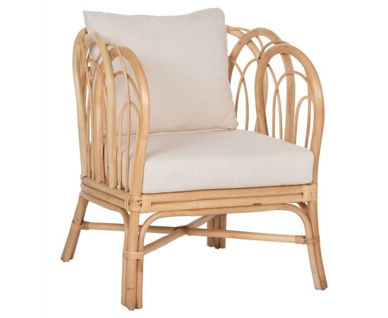 ΠΟΛΥΘΡΟΝΑ ESTOR HM9817 RATTAN ΣΕ ΦΥΣΙΚΟ-ΛΕΥΚΟ ΜΑΞΙΛΑΡΙ 78x75x92Υ εκ. - ΚΑΡΕΚΛΕΣ - ΠΟΛΥΘΡΟΝΕΣ στο Milonadakis.gr