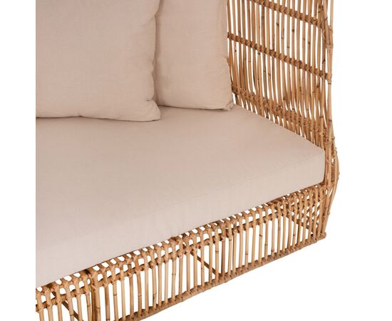 ΚΑΝΑΠΕΣ ΕΞ. ΧΩΡΟΥ ZEPHYR HM5988 ΚΑΛΑΜΙΑ RATTAN ΦΥΣΙΚΟ-ΜΠΕΖ ΜΑΞΙΛΑΡΙΑ 200x120x142Yεκ. - ΚΑΝΑΠΕΔΕΣ στο Milonadakis.gr