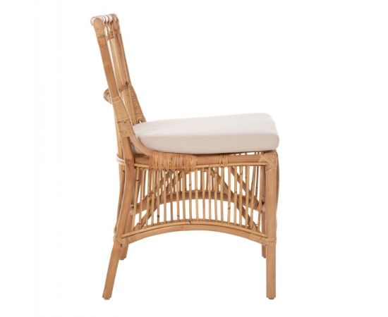 ΚΑΡΕΚΛΑ THALIN HM9834 RATTAN ΣΕ ΦΥΣΙΚΟ-ΜΑΞΙΛΑΡΙ ΣΕ ΛΕΥΚΟ 53x58x91Υεκ. - ΚΑΡΕΚΛΕΣ - ΠΟΛΥΘΡΟΝΕΣ ΕΣ. στο Milonadakis.gr