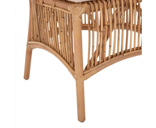 ΚΑΡΕΚΛΑ THALIN HM9834 RATTAN ΣΕ ΦΥΣΙΚΟ-ΜΑΞΙΛΑΡΙ ΣΕ ΛΕΥΚΟ 53x58x91Υεκ. - ΚΑΡΕΚΛΕΣ - ΠΟΛΥΘΡΟΝΕΣ ΕΣ. στο Milonadakis.gr