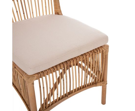 ΚΑΡΕΚΛΑ THALIN HM9834 RATTAN ΣΕ ΦΥΣΙΚΟ-ΜΑΞΙΛΑΡΙ ΣΕ ΛΕΥΚΟ 53x58x91Υεκ. - ΚΑΡΕΚΛΕΣ - ΠΟΛΥΘΡΟΝΕΣ ΕΣ. στο Milonadakis.gr