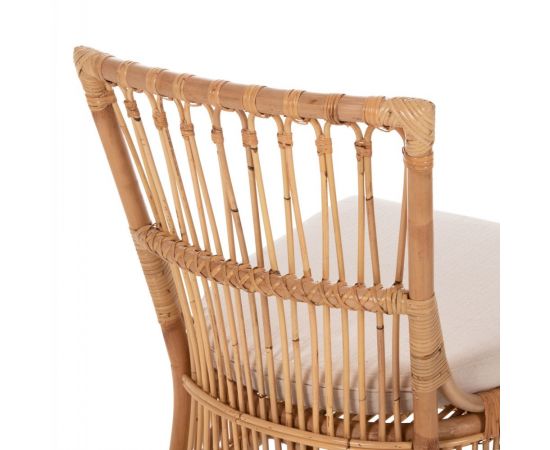 ΚΑΡΕΚΛΑ THALIN HM9834 RATTAN ΣΕ ΦΥΣΙΚΟ-ΜΑΞΙΛΑΡΙ ΣΕ ΛΕΥΚΟ 53x58x91Υεκ. - ΚΑΡΕΚΛΕΣ - ΠΟΛΥΘΡΟΝΕΣ ΕΣ. στο Milonadakis.gr