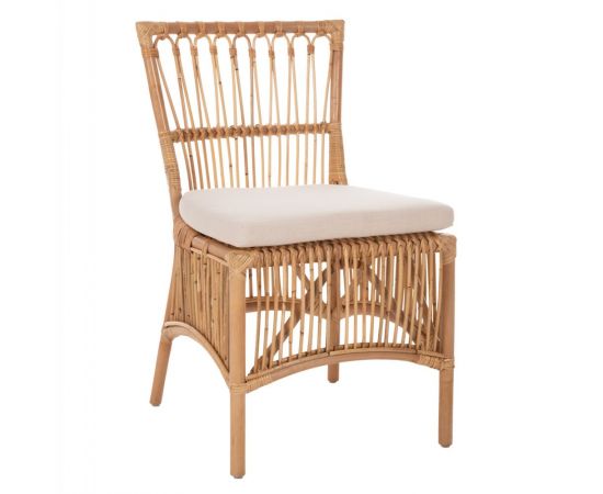 ΚΑΡΕΚΛΑ THALIN HM9834 RATTAN ΣΕ ΦΥΣΙΚΟ-ΜΑΞΙΛΑΡΙ ΣΕ ΛΕΥΚΟ 53x58x91Υεκ. - ΚΑΡΕΚΛΕΣ - ΠΟΛΥΘΡΟΝΕΣ ΕΣ. στο Milonadakis.gr