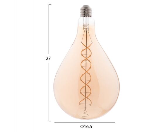 ΛΑΜΠΤΗΡΑΣ LED FILAMENT 8W E27 3000K TEA COLOR DIMMABLE HM4052.02 - ΦΩΤΙΣΜΟΣ ΟΙΚΟΝΟΜΙΑΣ στο Milonadakis.gr