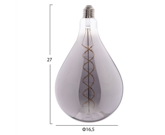 ΛΑΜΠΤΗΡΑΣ LED FILAMENT 8W E27 3000K SMOKE COLOR DIMMABLE  HM4052.03 - ΦΩΤΙΣΜΟΣ ΟΙΚΟΝΟΜΙΑΣ στο Milonadakis.gr